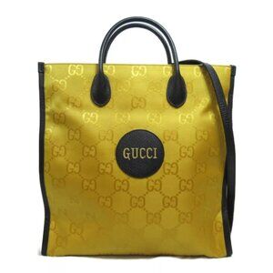 GUCCI Off the Grid Long Tote Bag 2way 630355H9HAN7673 leather Nylon Yellow NEW
